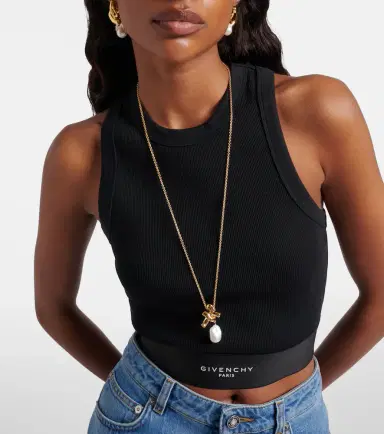 Givenchy Chain Link pearl pendant necklace | Thumbnail 5 Givenchy Chain Link pearl pendant necklace | Thumbnail 5