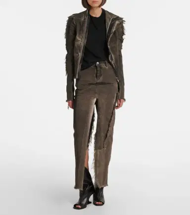Rick Owens Cropped Level cotton jersey T-shirt | Thumbnail 3 Rick Owens Cropped Level cotton jersey T-shirt | Thumbnail 3