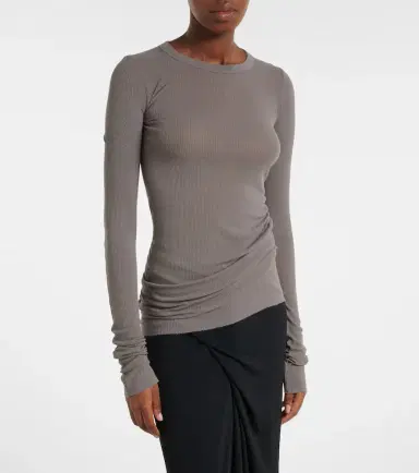 Rick Owens Ribbed-knit top | Thumbnail 4 Rick Owens Ribbed-knit top | Thumbnail 4