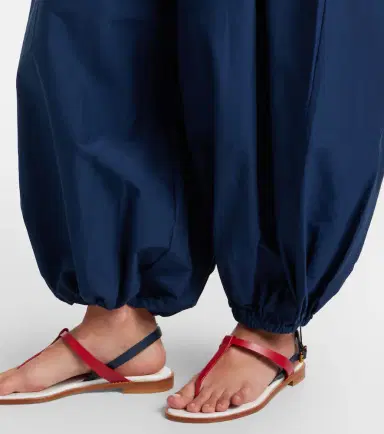 Polo Ralph Lauren Belted cotton and silk balloon pants | Thumbnail 5 Polo Ralph Lauren Belted cotton and silk balloon pants | Thumbnail 5