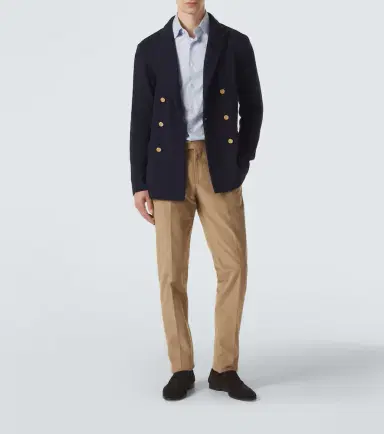 Lardini Double-breasted virgin wool blazer | Thumbnail 4 Lardini Double-breasted virgin wool blazer | Thumbnail 4