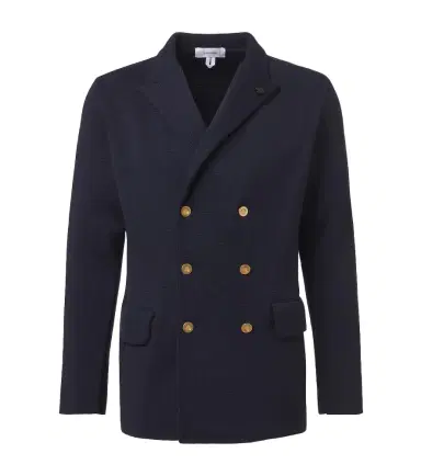 Lardini Double-breasted virgin wool blazer | Thumbnail 1 Lardini Double-breasted virgin wool blazer | Thumbnail 1