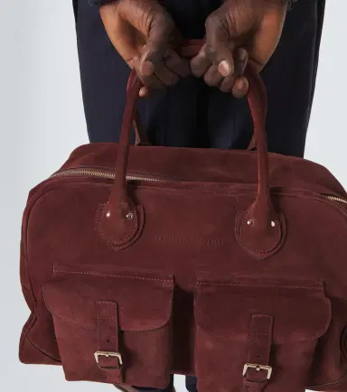 Brunello Cucinelli Suede duffel bag | Thumbnail 6 Brunello Cucinelli Suede duffel bag | Thumbnail 6