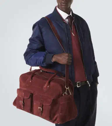 Brunello Cucinelli Suede duffel bag | Thumbnail 7 Brunello Cucinelli Suede duffel bag | Thumbnail 7