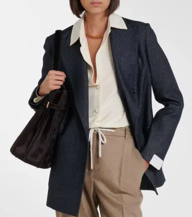 Eleventy Herringbone wool, cotton, and cashmere blazer | Thumbnail 6 Eleventy Herringbone wool, cotton, and cashmere blazer | Thumbnail 6