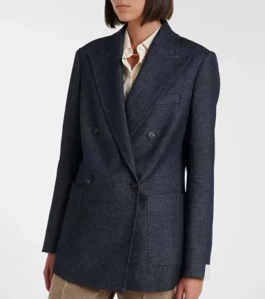Eleventy Herringbone wool, cotton, and cashmere blazer | Thumbnail 7 Eleventy Herringbone wool, cotton, and cashmere blazer | Thumbnail 7