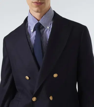 Brunello Cucinelli Double-breasted virgin wool blazer | Thumbnail 5 Brunello Cucinelli Double-breasted virgin wool blazer | Thumbnail 5