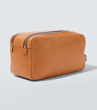 Brunello Cucinelli Leather toiletry bag | Thumbnail 3 Brunello Cucinelli Leather toiletry bag | Thumbnail 3