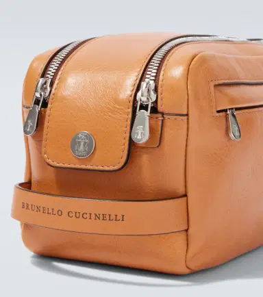 Brunello Cucinelli Leather toiletry bag | Thumbnail 4 Brunello Cucinelli Leather toiletry bag | Thumbnail 4