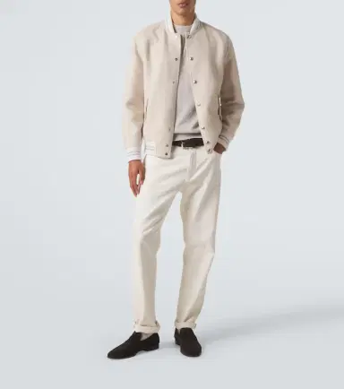 Eleventy Wool and cashmere varsity jacket | Thumbnail 3 Eleventy Wool and cashmere varsity jacket | Thumbnail 3