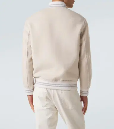 Eleventy Wool and cashmere varsity jacket | Thumbnail 4 Eleventy Wool and cashmere varsity jacket | Thumbnail 4