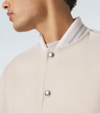 Eleventy Wool and cashmere varsity jacket | Thumbnail 5 Eleventy Wool and cashmere varsity jacket | Thumbnail 5