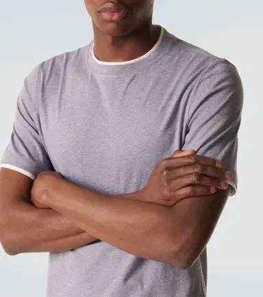 Brunello Cucinelli Cotton jersey T-shirt | Thumbnail 3 Brunello Cucinelli Cotton jersey T-shirt | Thumbnail 3