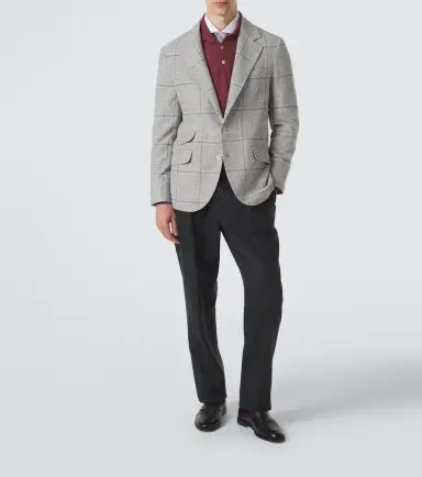 Brunello Cucinelli Virgin wool flannel slim pants | Thumbnail 2 Brunello Cucinelli Virgin wool flannel slim pants | Thumbnail 2
