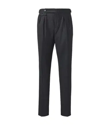 Brunello Cucinelli Virgin wool flannel slim pants | Thumbnail 1 Brunello Cucinelli Virgin wool flannel slim pants | Thumbnail 1