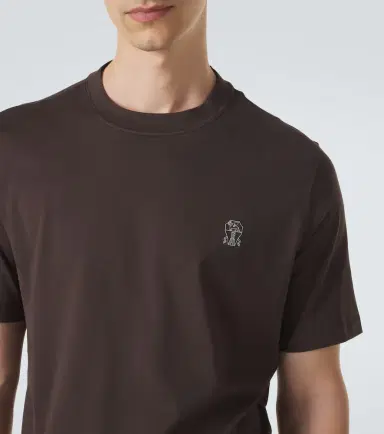Brunello Cucinelli Logo cotton jersey T-shirt | Thumbnail 3 Brunello Cucinelli Logo cotton jersey T-shirt | Thumbnail 3
