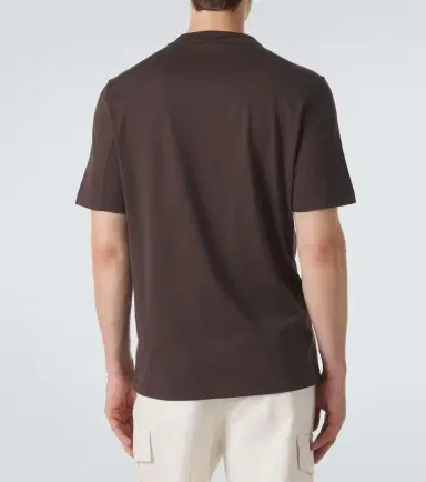 Brunello Cucinelli Logo cotton jersey T-shirt | Thumbnail 4 Brunello Cucinelli Logo cotton jersey T-shirt | Thumbnail 4