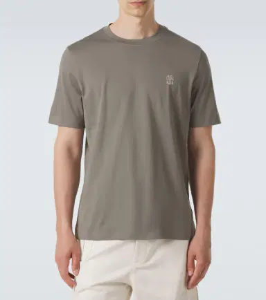 Brunello Cucinelli Logo cotton jersey T-shirt | Thumbnail 3 Brunello Cucinelli Logo cotton jersey T-shirt | Thumbnail 3