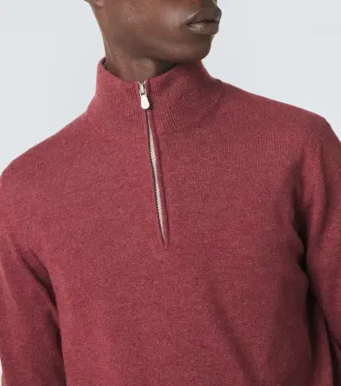 Brunello Cucinelli Cashmere half-zip sweater | Thumbnail 2 Brunello Cucinelli Cashmere half-zip sweater | Thumbnail 2
