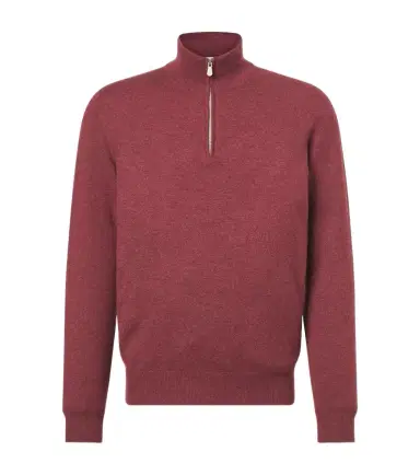 Brunello Cucinelli Cashmere half-zip sweater | Thumbnail 1 Brunello Cucinelli Cashmere half-zip sweater | Thumbnail 1