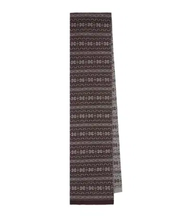 ELEVENTY Fair Isle intarsia cashmere scarf | Thumbnail 1 ELEVENTY Fair Isle intarsia cashmere scarf | Thumbnail 1