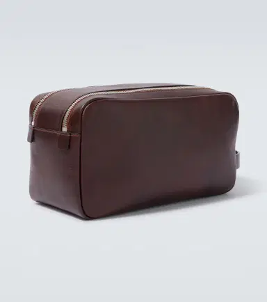 Brunello Cucinelli Leather toiletry bag | Thumbnail 3 Brunello Cucinelli Leather toiletry bag | Thumbnail 3