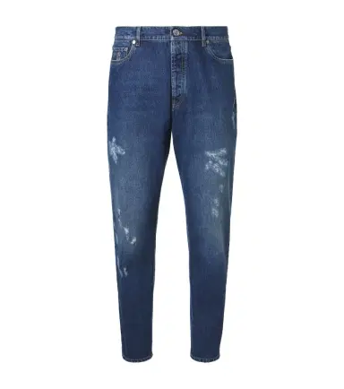 Brunello Cucinelli Mid-rise straight jeans | Thumbnail 1 Brunello Cucinelli Mid-rise straight jeans | Thumbnail 1