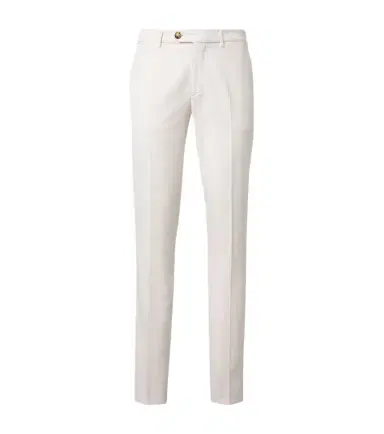 Brunello Cucinelli Cotton gabardine slim pants | Thumbnail 1 Brunello Cucinelli Cotton gabardine slim pants | Thumbnail 1