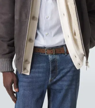 Brunello Cucinelli Suede belt | Thumbnail 3 Brunello Cucinelli Suede belt | Thumbnail 3