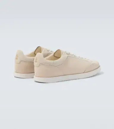 Brunello Cucinelli Suede-trimmed leather sneakers | Thumbnail 6 Brunello Cucinelli Suede-trimmed leather sneakers | Thumbnail 6