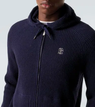 Brunello Cucinelli Ribbed-knit cashmere zip-up cardigan | Thumbnail 5 Brunello Cucinelli Ribbed-knit cashmere zip-up cardigan | Thumbnail 5
