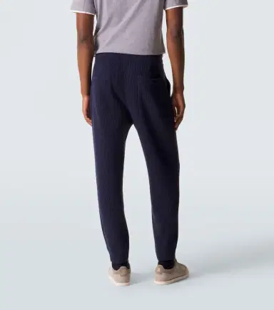 Brunello Cucinelli Ribbed-knit cashmere sweatpants | Thumbnail 4 Brunello Cucinelli Ribbed-knit cashmere sweatpants | Thumbnail 4