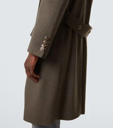 Brunello Cucinelli Double-breasted virgin wool overcoat | Thumbnail 5 Brunello Cucinelli Double-breasted virgin wool overcoat | Thumbnail 5
