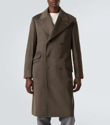 Brunello Cucinelli Double-breasted virgin wool overcoat | Thumbnail 6 Brunello Cucinelli Double-breasted virgin wool overcoat | Thumbnail 6