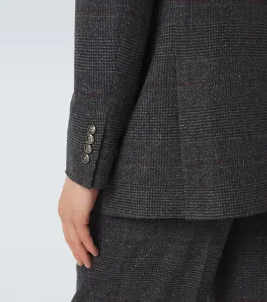 Brunello Cucinelli Checked silk, wool, and cashmere suit | Thumbnail 5 Brunello Cucinelli Checked silk, wool, and cashmere suit | Thumbnail 5