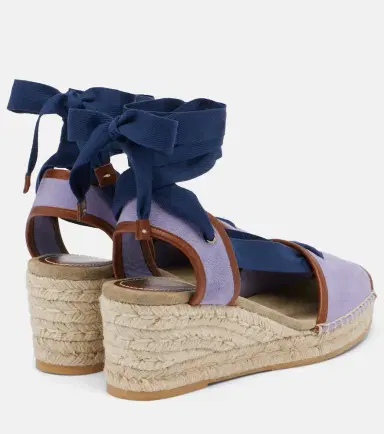 Versace Lola suede espadrille wedges | Thumbnail 3 Versace Lola suede espadrille wedges | Thumbnail 3