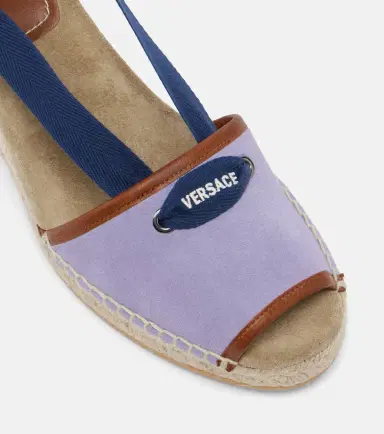 Versace Lola suede espadrille wedges | Thumbnail 4 Versace Lola suede espadrille wedges | Thumbnail 4