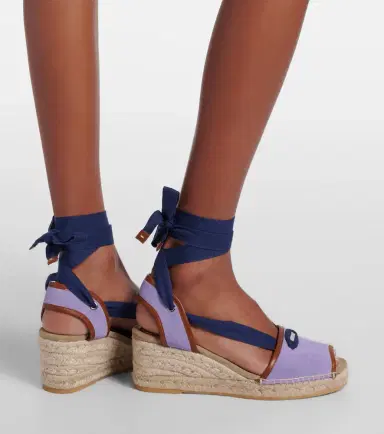 Versace Lola suede espadrille wedges | Thumbnail 6 Versace Lola suede espadrille wedges | Thumbnail 6
