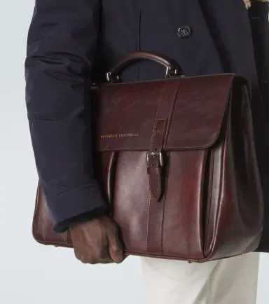 Brunello Cucinelli Leather briefcase | Thumbnail 3 Brunello Cucinelli Leather briefcase | Thumbnail 3
