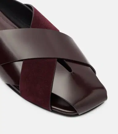 Proenza Schouler Slant leather sandals | Thumbnail 3 Proenza Schouler Slant leather sandals | Thumbnail 3