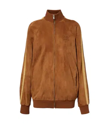Miu Miu Oversized suede jacket | Thumbnail 1 Miu Miu Oversized suede jacket | Thumbnail 1