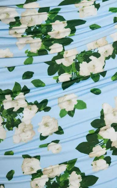 Carolina Herrera Floral Jersey Gathered Midi Dress | Thumbnail 5 Carolina Herrera Floral Jersey Gathered Midi Dress | Thumbnail 5