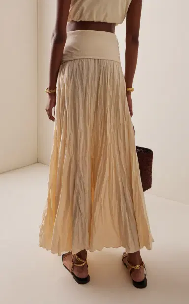 Johanna Ortiz Light and Sound Crimped Linen Maxi Skirt | Thumbnail 4 Johanna Ortiz Light and Sound Crimped Linen Maxi Skirt | Thumbnail 4