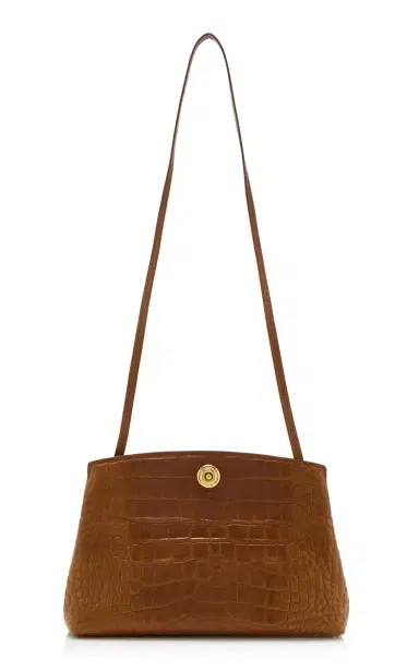 Liffner Pushlock Croc-Effect Leather Pouch | Thumbnail 3 Liffner Pushlock Croc-Effect Leather Pouch | Thumbnail 3