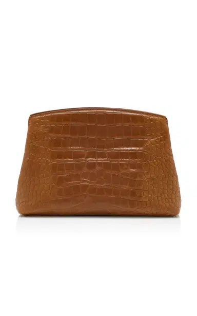 Liffner Pushlock Croc-Effect Leather Pouch | Thumbnail 5 Liffner Pushlock Croc-Effect Leather Pouch | Thumbnail 5