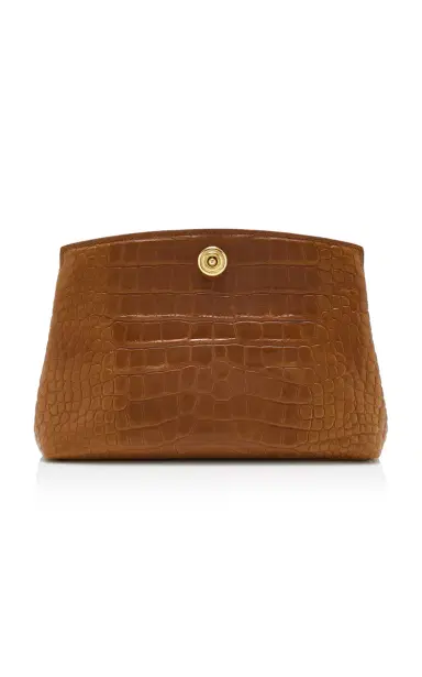Liffner Pushlock Croc-Effect Leather Pouch | Thumbnail 8 Liffner Pushlock Croc-Effect Leather Pouch | Thumbnail 8