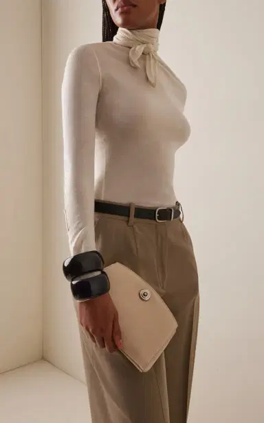 Liffner Pushlock Leather Clutch | Thumbnail 2 Liffner Pushlock Leather Clutch | Thumbnail 2