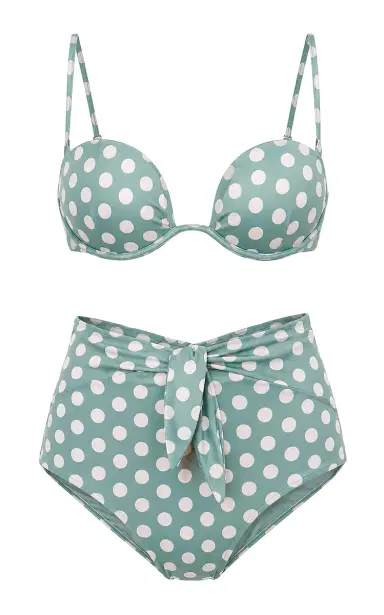 Alaïa Shorty Polka-Dot Bikini | Thumbnail 1 Alaïa Shorty Polka-Dot Bikini | Thumbnail 1