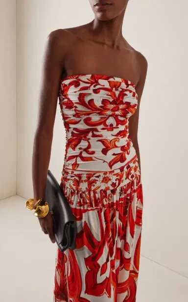 Dolce & Gabbana Printed Maxi Dress | Thumbnail 3 Dolce & Gabbana Printed Maxi Dress | Thumbnail 3