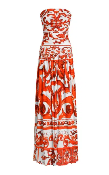 Dolce & Gabbana Printed Maxi Dress | Thumbnail 5 Dolce & Gabbana Printed Maxi Dress | Thumbnail 5